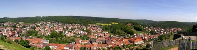 Bitche (Moselle, France), vue depuis la citadelle