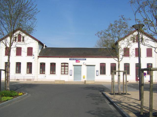 Gare de Fourchambault près de Nevers dans la Nièvre.
