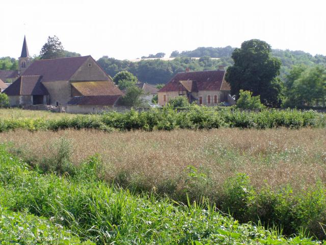 Vue de Chasnay (Nièvre).