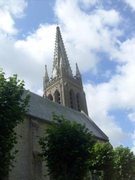 Clocher de l'église Saint-Omer de Rexpoëde