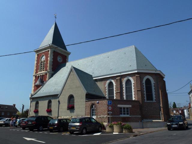 Prouvy (Nord, Fr) église