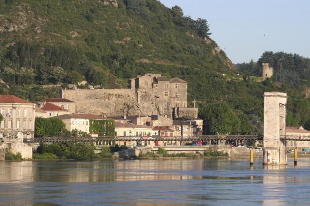 Le château de Tournon sur Rhône