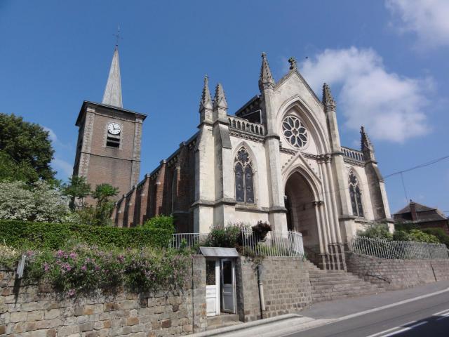 Vendegies-sur-Écaillon (Nord, Fr) église