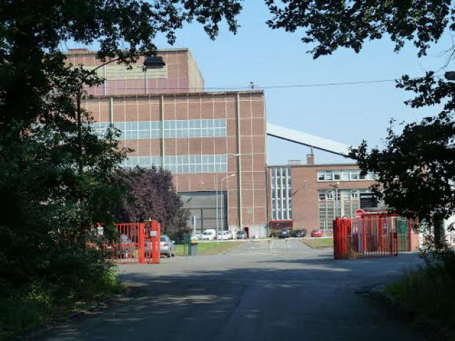 Entrée principale de la Centrale thermique d'Hornaing.