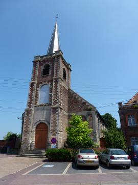 Hélesmes (Nord, Fr) église