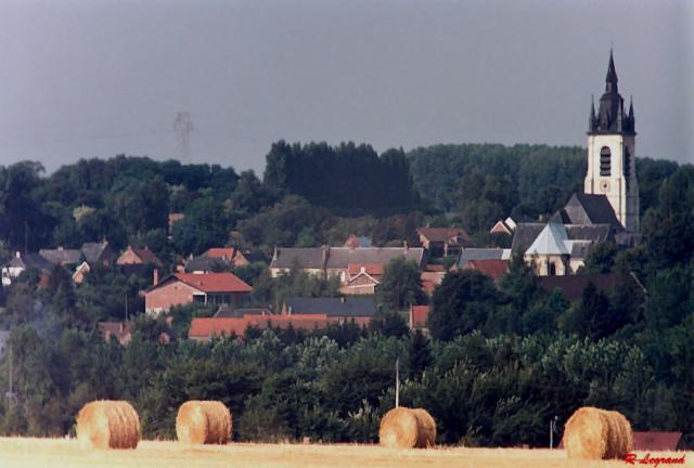 Panorama de Sebourg vu de la Belgique