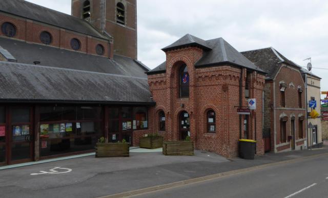 le syndicat d'initiative d'Anor, Nord, France.