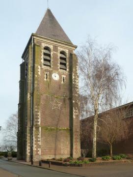 L'église de Fretin, Nord, France.