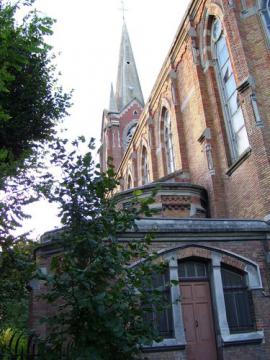 Église Saint Amé, détruite pendant la première Guerre mondiale et reconstruite à l’identique en 1926 Ville d'Herlies