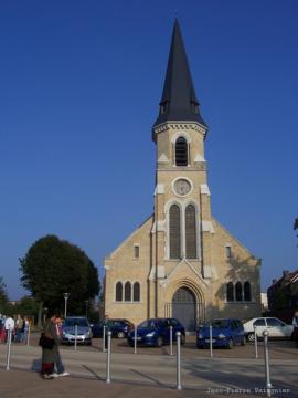 Ville de Marquette-lez-Lille l'église Notre-Dame de Lourdes