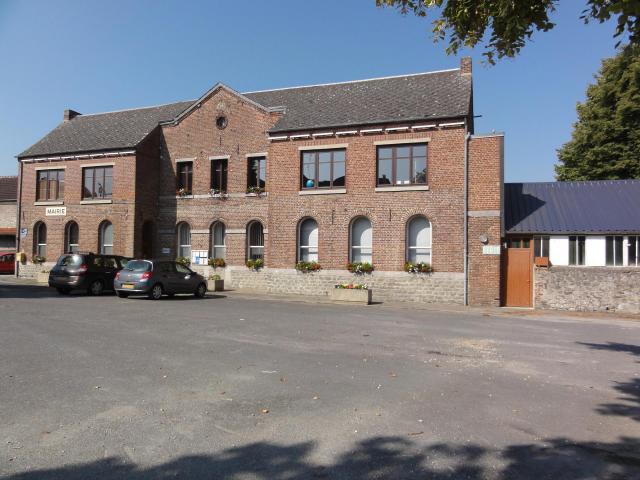 Aibes (Nord, Fr) mairie-école