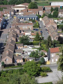 Cités de la Fosse Haveluy de la Compagnie des mines d'Anzin, Haveluy, Nord, Nord-Pas-de-Calais, France.