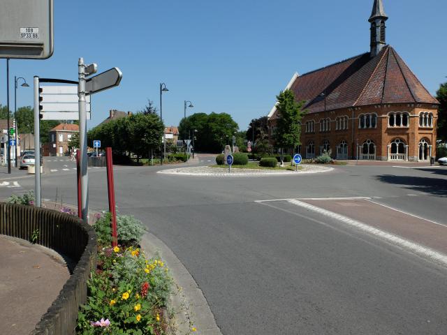 Vue du centre de Courchelettes.