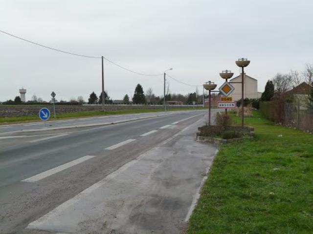 Abscon : entrée du village