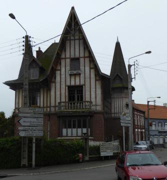 la maison à colombages de Bersée Nord Nord-Pas-de-Calais-Picardie France.
