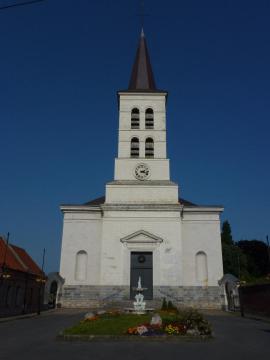 Hasnon (Nord, Fr) église