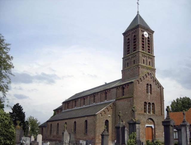 église Saint-Adrien de Bissezeele (vue1)- Nord