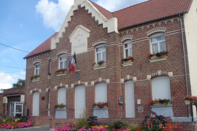 Mairie de Gœulzin - département du Nord - France