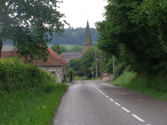 La rue de Solre le Château.