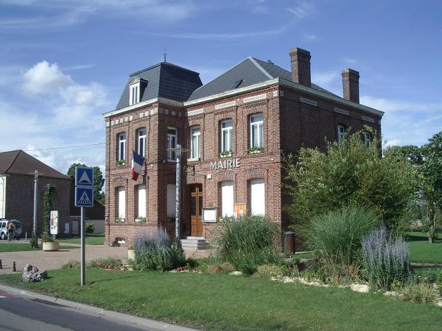 Mairie de Vicq (France, Nord)