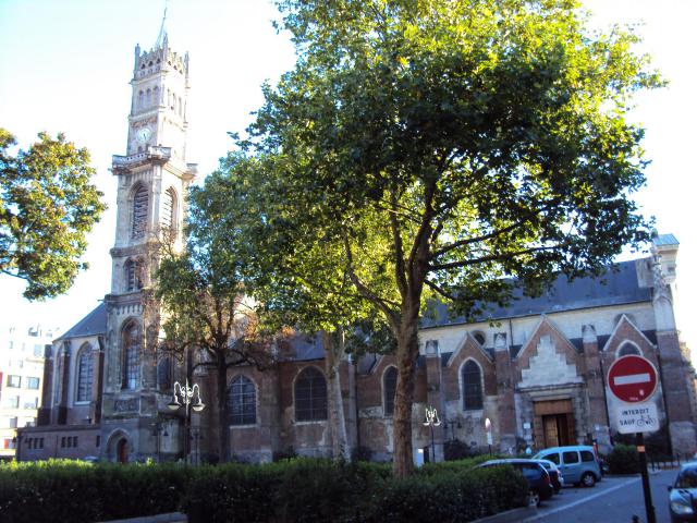 Extérieur de l'glise Saint-Géry à Valenciennes (Nord)