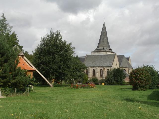 Eglise de Volckerinckhove (France).