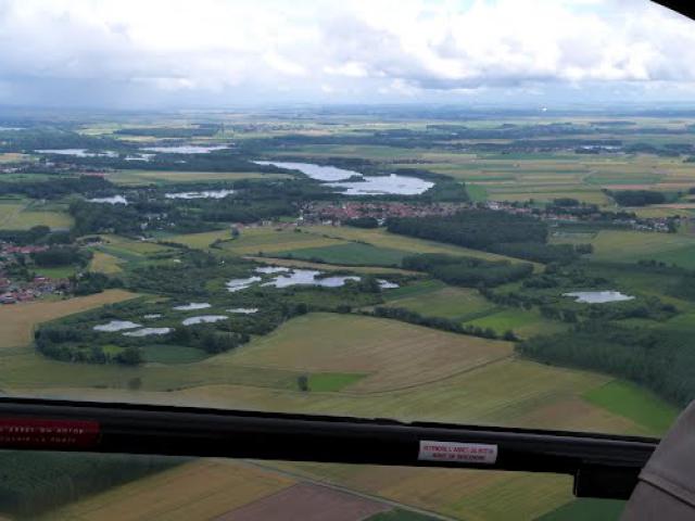Tortequesne vue d'hélico