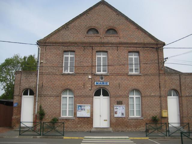 mairie de Saint-Aybert, Nord, France