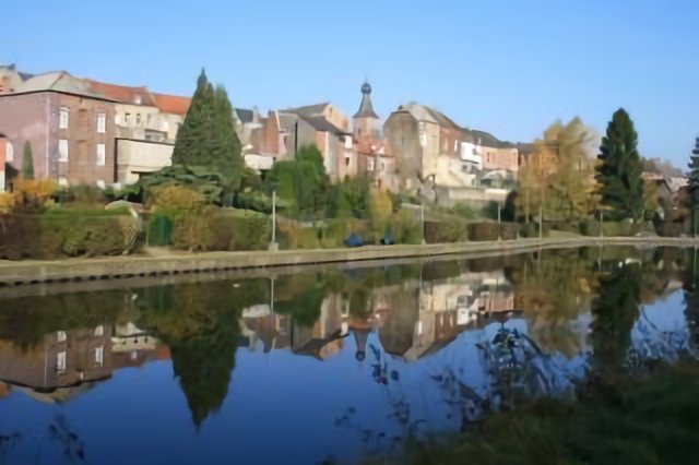 Vue sur la Sambre à Berlaimont