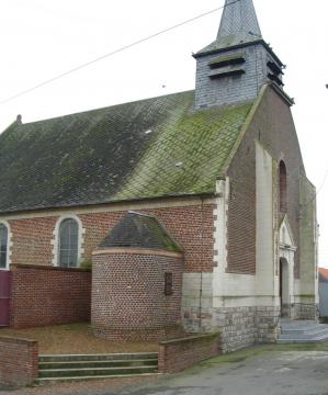 L'église de Saint-Vaast-en-Cambrésis.