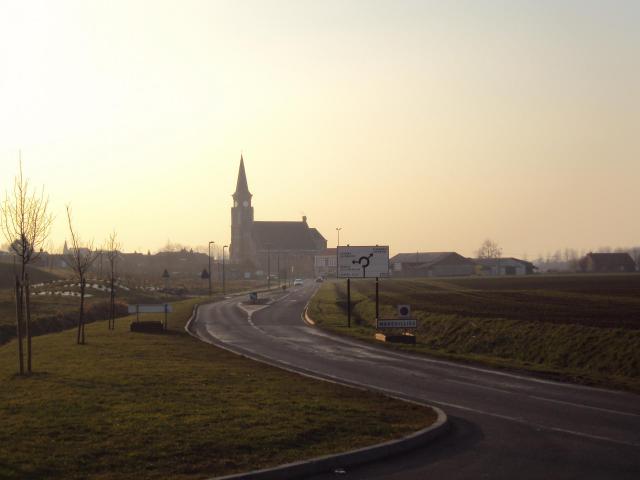 Village de Marquillies (dans le Nord, France)
