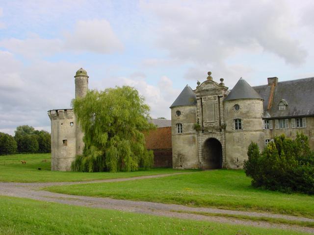 le Château d'Esnes (département du Nord, France)