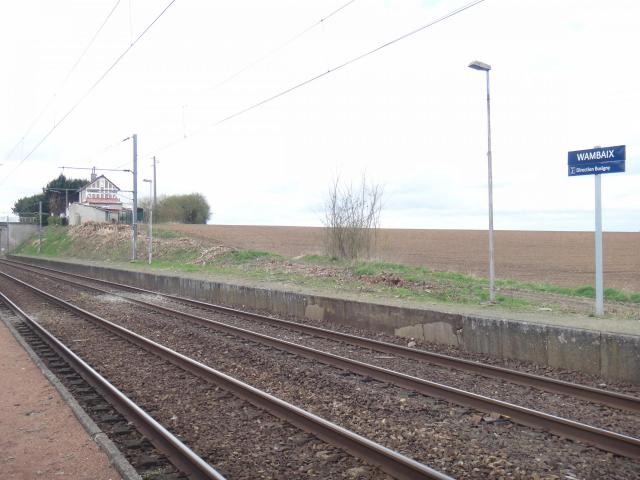 Gare de Wambaix, Nord, France, en 2014