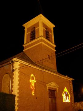 Eglise Saint-Barthélémy, pendant Noël 2006