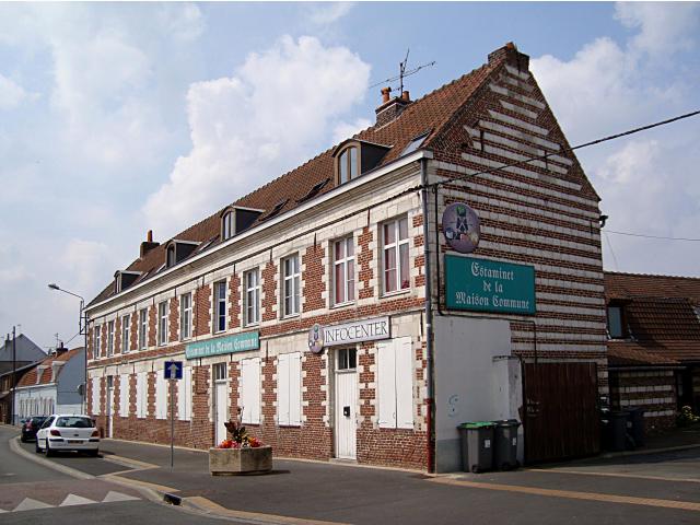 L'estaminet de la maison commune à Emmerin (Nord).