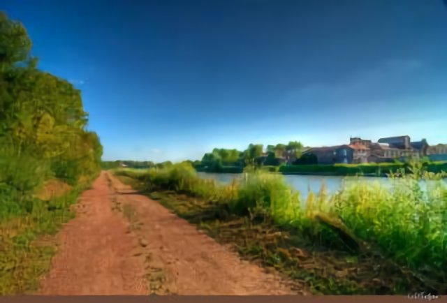 la canteraine promenade le long du canal