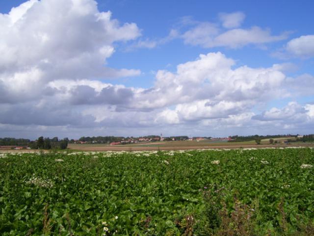 Ennetières-en-Weppes le Village de la route départementale 7