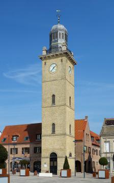 Le beffroi de Gravelines (Nord).