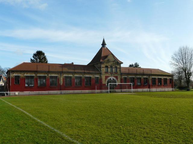 L'école Hostetter à Masnières, nommée en hommage au lieutenant Theodore Hostetter (1897-1918)