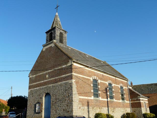 L'église Saint-Nicolas à Sainre-Olle (Raillencourt-Sainte-Olle, Nord)