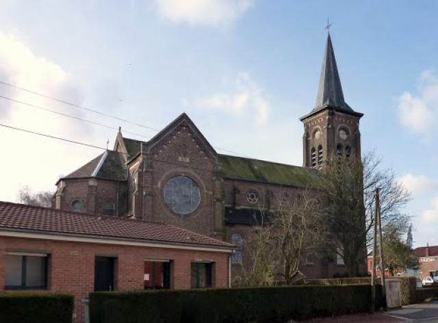 Moncheaux, l' Eglise Saint-Waast