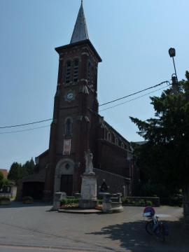 Wahagnies (Nord, Fr) église