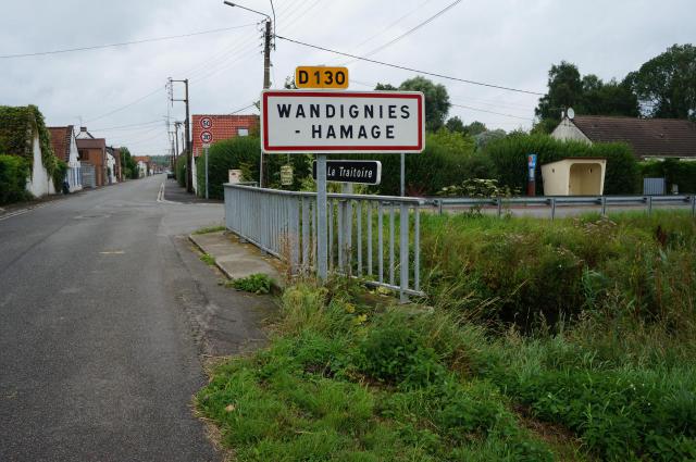 La "Traitoire" affluent de la Scarpe à Wandignies-Hamage Nord-Pas-de-Calais