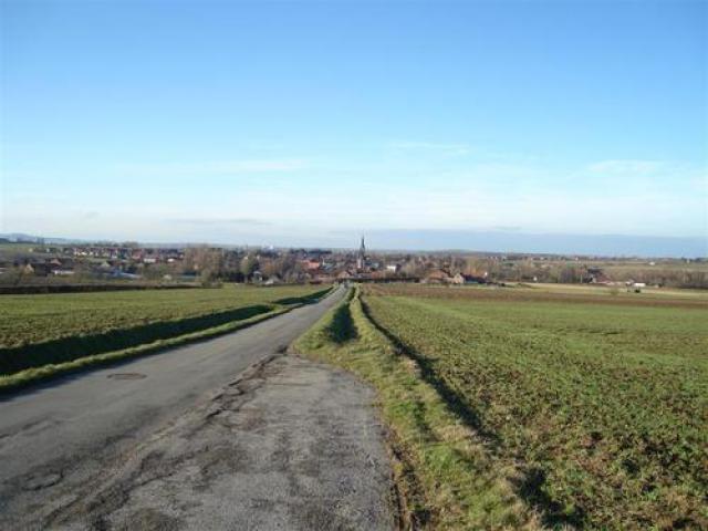 View over Godewaersvelde