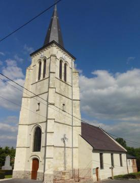 Église Saint-Léger de Wavrechain-sous-Faulx.
