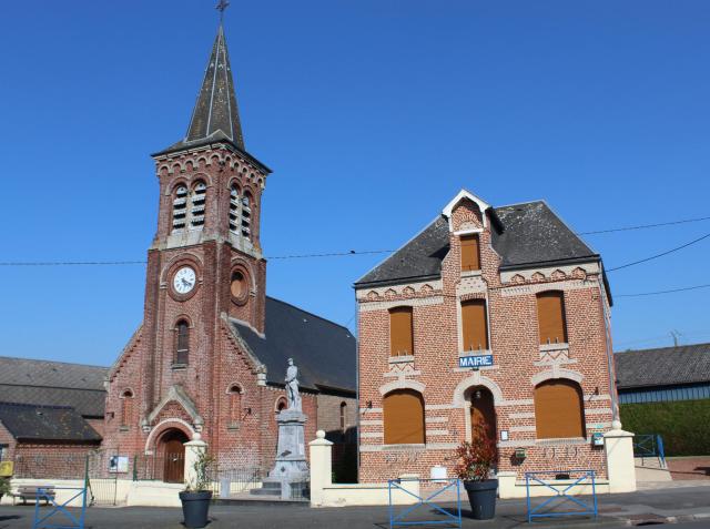 La place de la mairie.