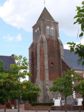 L'église de Bouvignies département du Nord France