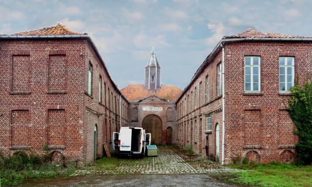 Le Château des Frenelles Bouvignies (Nord) dans le Nord région Nord-Pas-de-Calais France.