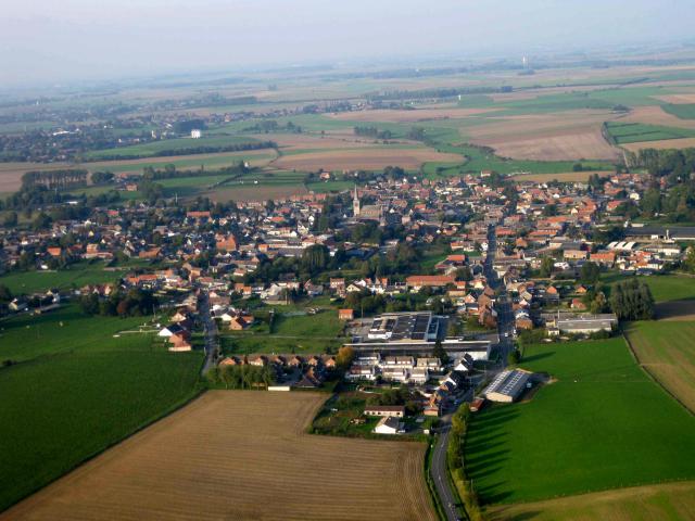 Quievy vu du ciel
