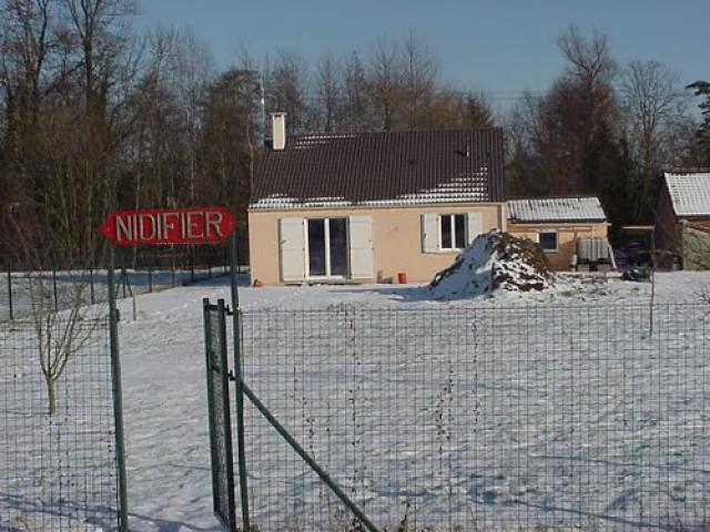 Férin pavillon enneigé